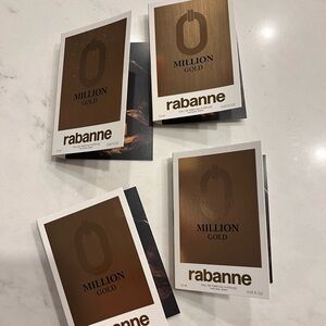 Paco Rabanne 1 Million Gold Fragrance Samples (4) x 1.5ml